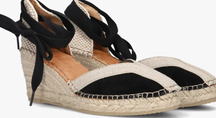 zwarte shabbies espadrilles kaila ki seven