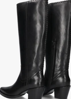 zwarte shabbies hoge laarzen jaymie tuba