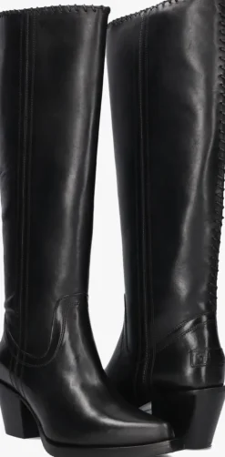 zwarte shabbies hoge laarzen jaymie tuba