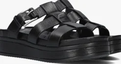 zwarte shabbies slippers 170020404 shs1406