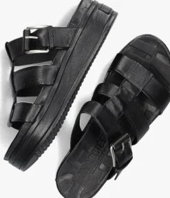 zwarte shabbies slippers 170020404 shs1406