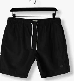 zwarte shiwi zwembroeken men mike swim shorts 7 inch solid