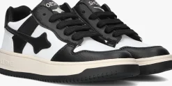 zwarte shoesme lage sneakers no25s015