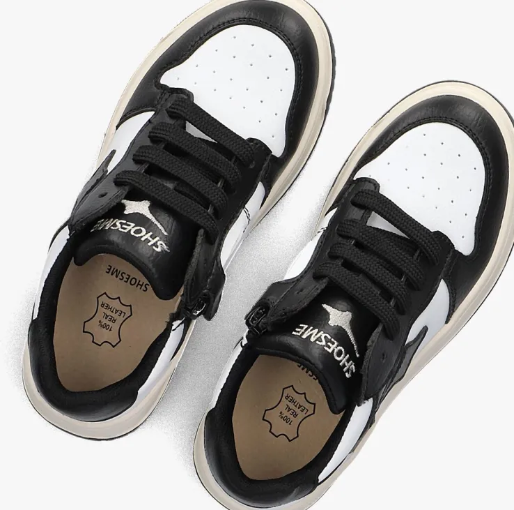 zwarte shoesme lage sneakers no25s015