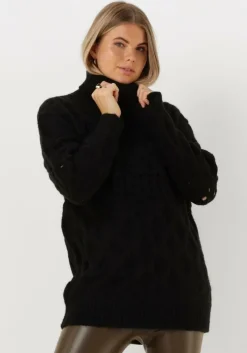 zwarte silvian heach coltrui lupetto m/l- sweater