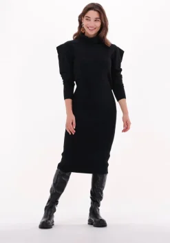 zwarte silvian heach maxi jurk long dress heppok