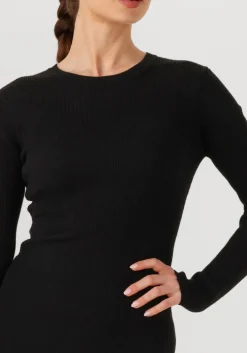 zwarte silvian heach maxi jurk midi dress szabo