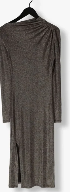 zwarte silvian heach midi jurk vestito med/m.dress