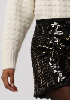 zwarte silvian heach minirok minigonna / miniskirt