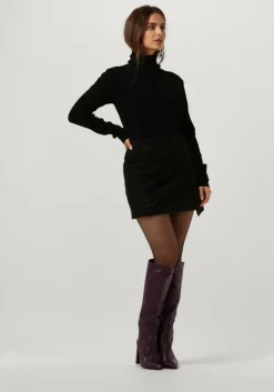 zwarte silvian heach minirok minigonna/miniskirt