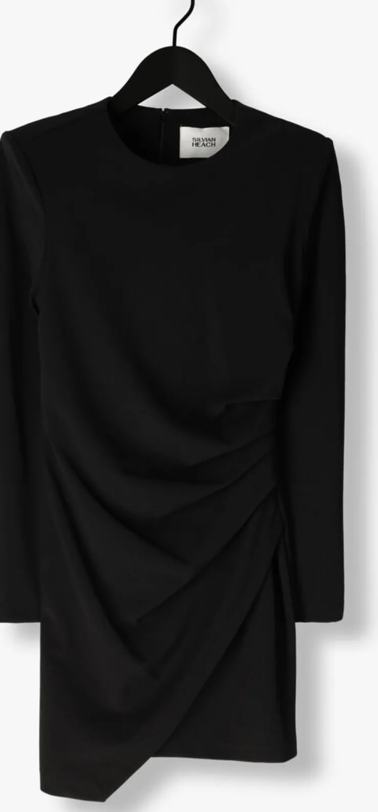 zwarte silvian heach mini jurk gpa24041ve3