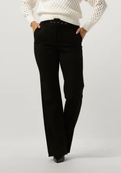 zwarte silvian heach pantalon pantal.lungo / pants