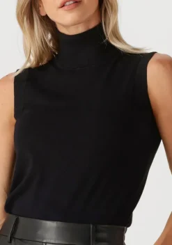 zwarte silvian heach spencer turtle neck warmy