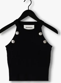 zwarte silvian heach top gpp23522to