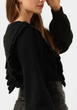 zwarte silvian heach trui maglia m/l - sweater