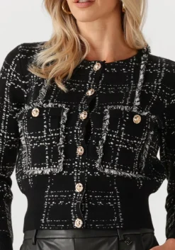 zwarte silvian heach vest cardigan saloniko