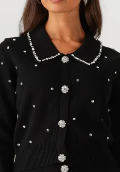 zwarte silvian heach vest cardigan nolley