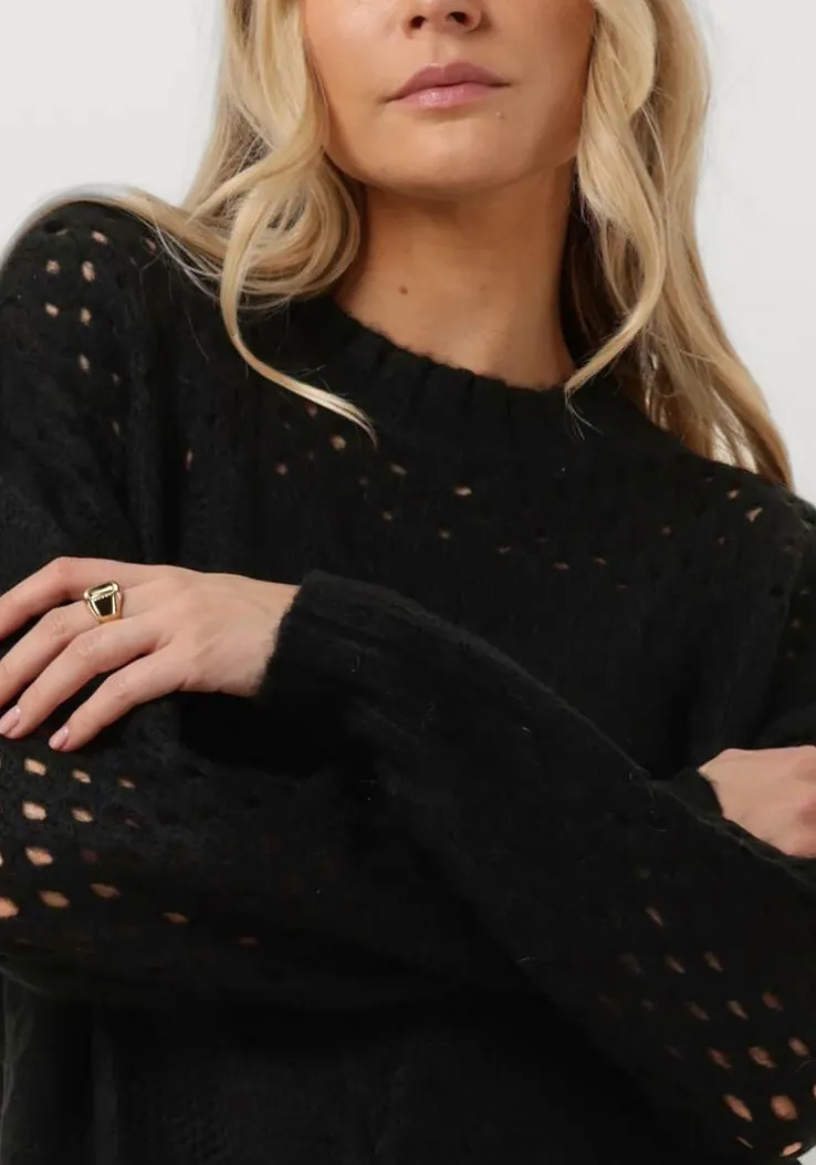 zwarte simple coltrui knit-ac-pl-23-1