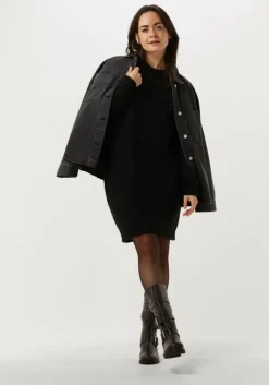 zwarte simple coltrui knit-ac-pl-23-1