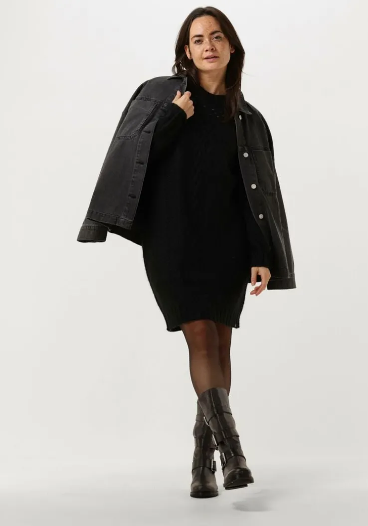 zwarte simple coltrui knit-ac-pl-23-1