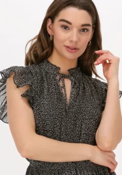 zwarte sofie schnoor mini jurk soley