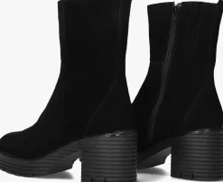 zwarte softwaves enkellaarsjes 8.88.17