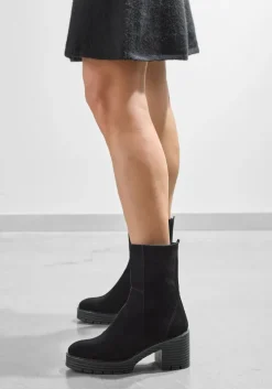 zwarte softwaves enkellaarsjes 8.88.17