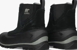 zwarte sorel chelsea boots buxton pull on