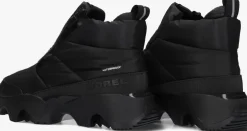 zwarte sorel hoge sneakers kinetic impact puffy zip dames