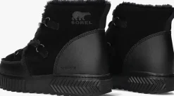 zwarte sorel snowboots ona ave alpine boot dames