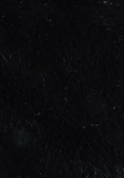 zwarte stand studio faux fur jas maria coat soft