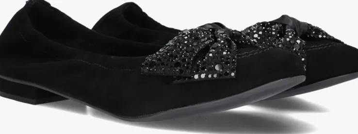 zwarte stefano lauran ballerina's 21105