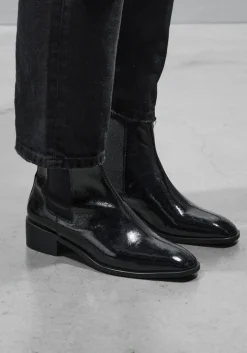 zwarte stefano lauran chelsea boots botin plano