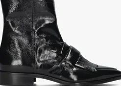 zwarte stefano lauran enkellaarsjes 22102