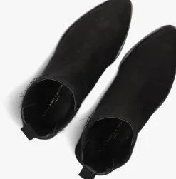 zwarte stefano lauran enkellaarsjes s3283