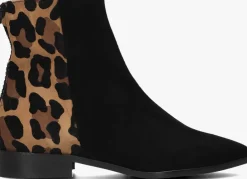 zwarte stefano lauran enkellaarsjes 22103