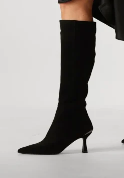 zwarte stefano lauran hoge laarzen bota