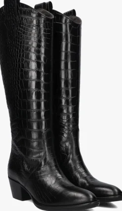 zwarte stefano lauran hoge laarzen 702-08