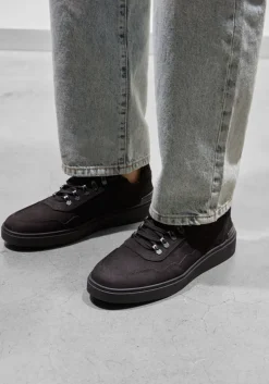 zwarte stefano lauran lage sneakers lj2502