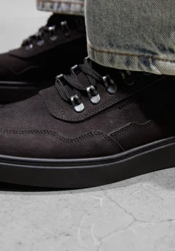 zwarte stefano lauran lage sneakers lj2502