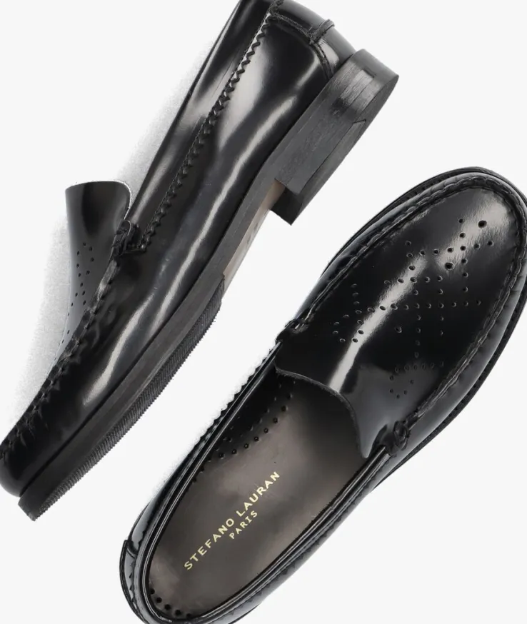 zwarte stefano lauran loafers s3260