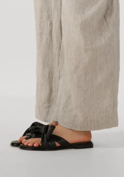 zwarte stefano lauran slippers 24153