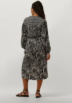 zwarte stella forest midi jurk e24ro053