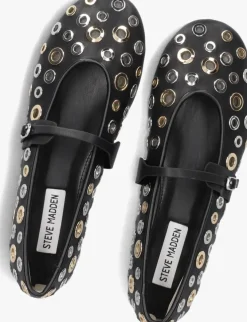zwarte steve madden ballerina's rejoice-s