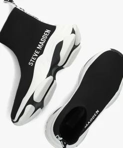 zwarte steve madden hoge sneakers jmaster