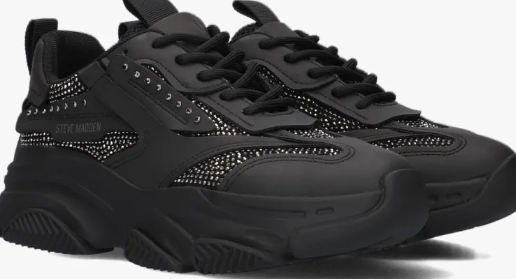 zwarte steve madden lage sneakers jpossession-r