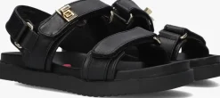 zwarte steve madden platte sandalen jmona