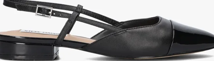 zwarte steve madden slingbacks belinda