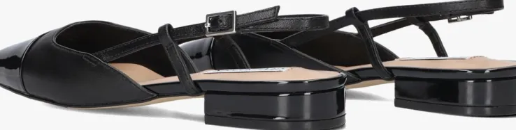 zwarte steve madden slingbacks belinda