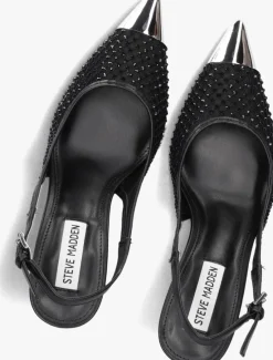 zwarte steve madden slingbacks vixyn